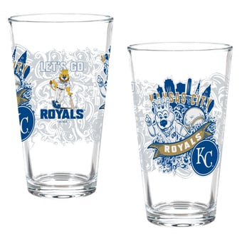 Kansas City Royals Two-Piece 16oz. Hometown Series Pint Glass Set