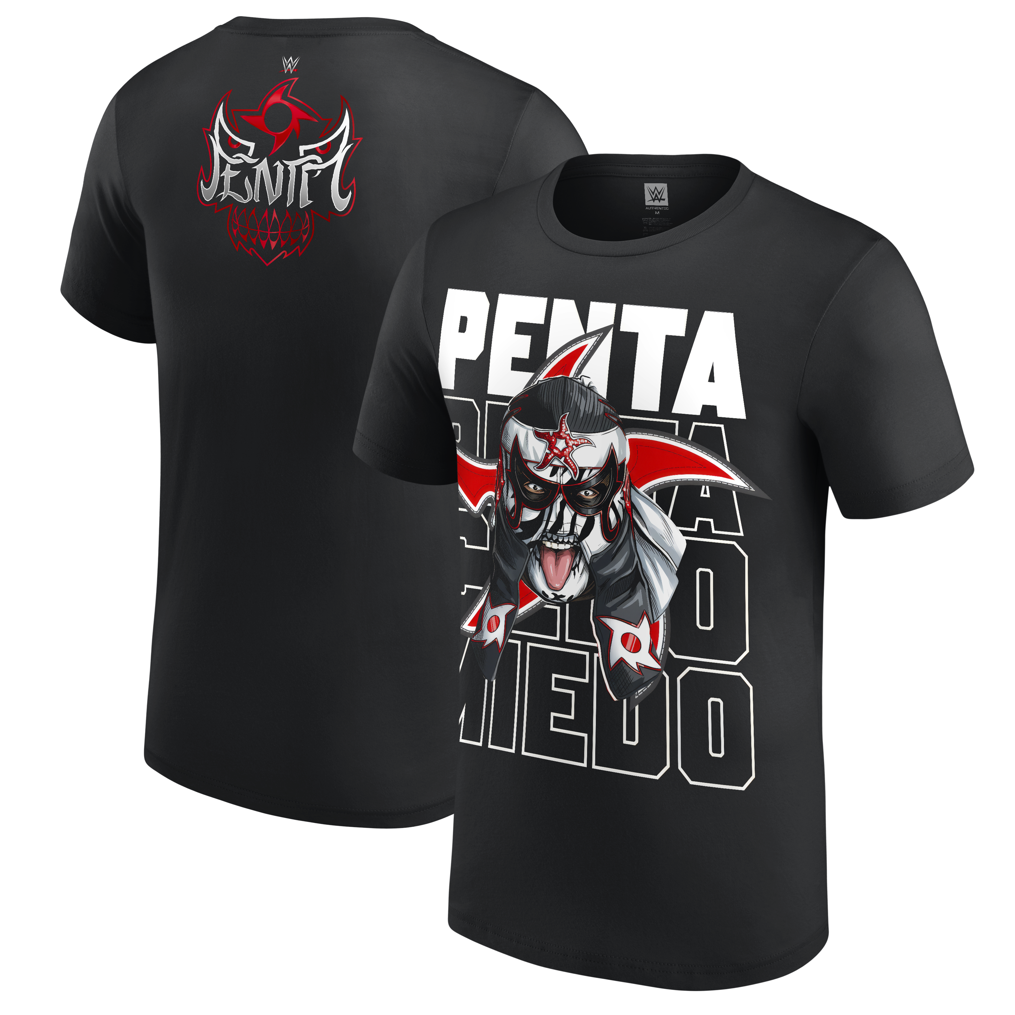 Youth Black Penta WWE Cero Miedo T-Shirt Youth Black Penta WWE Cero Miedo T-Shirt