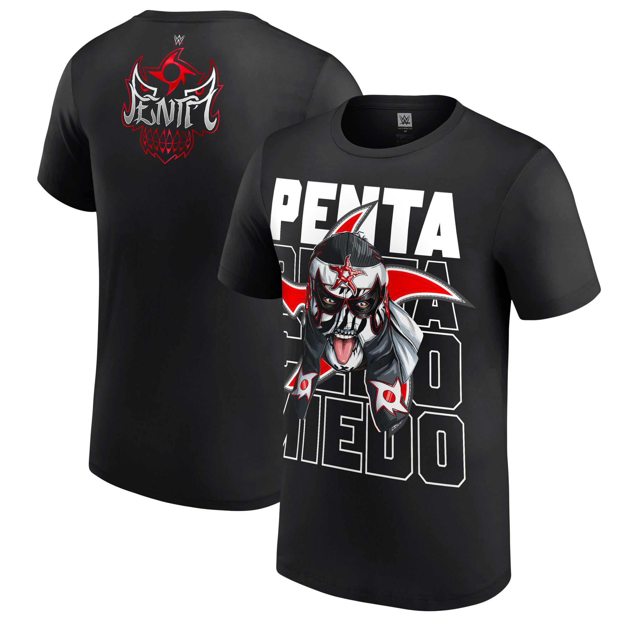 Youth Black Penta WWE Cero Miedo T-Shirt