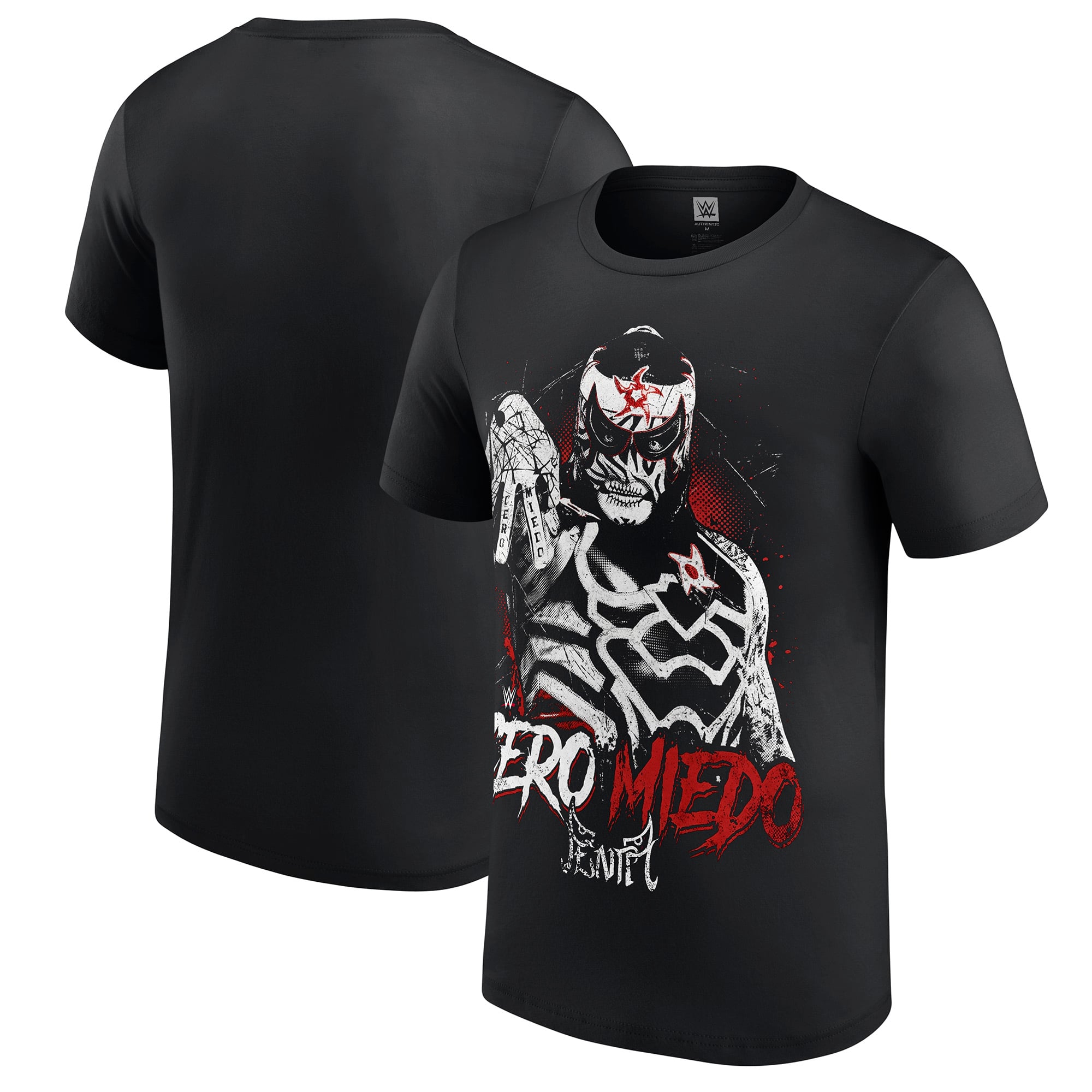Youth Black Penta WWE Hand Sign Photo T-Shirt