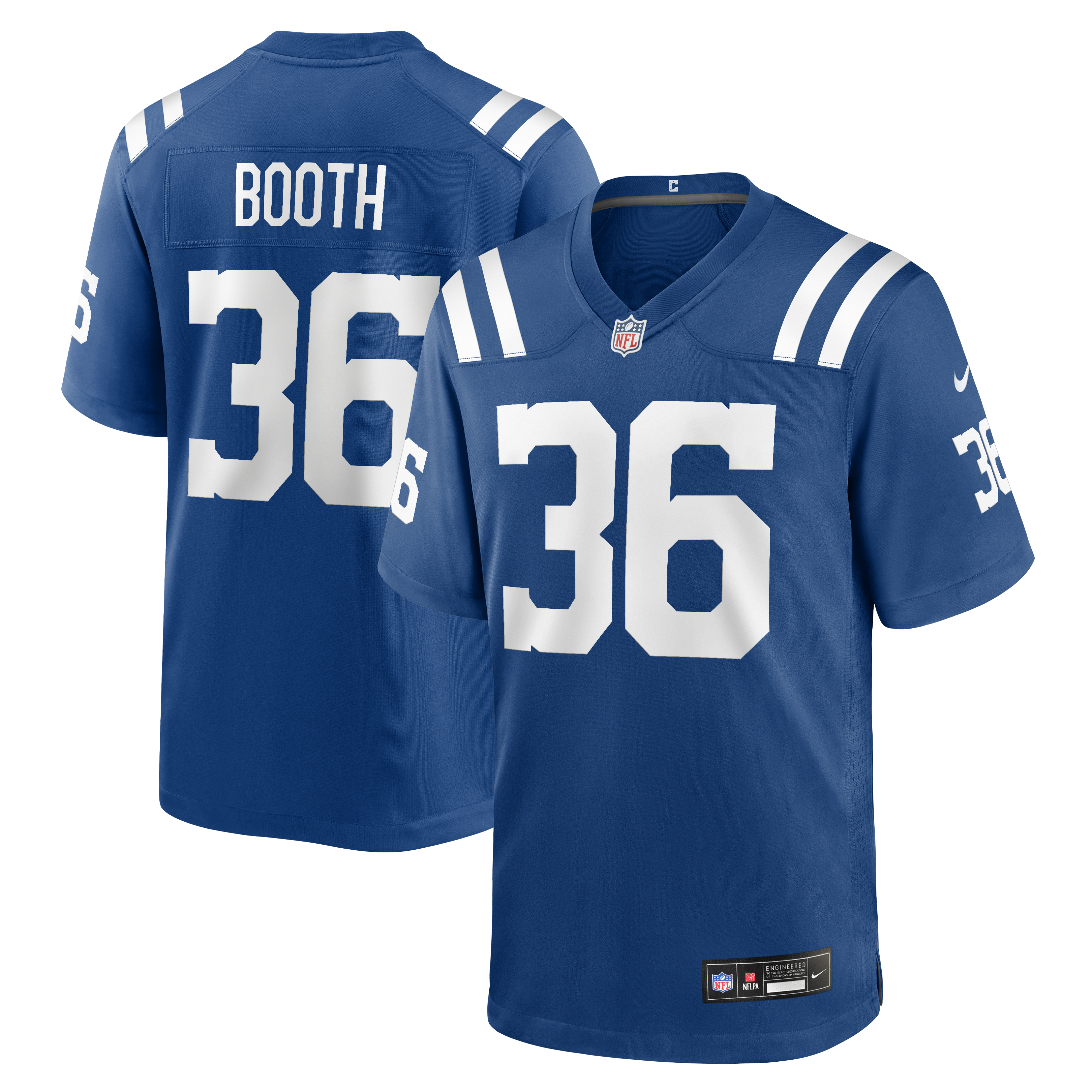 Men's Nike Davon Booth Royal Indianapolis Colts Team Game Jersey