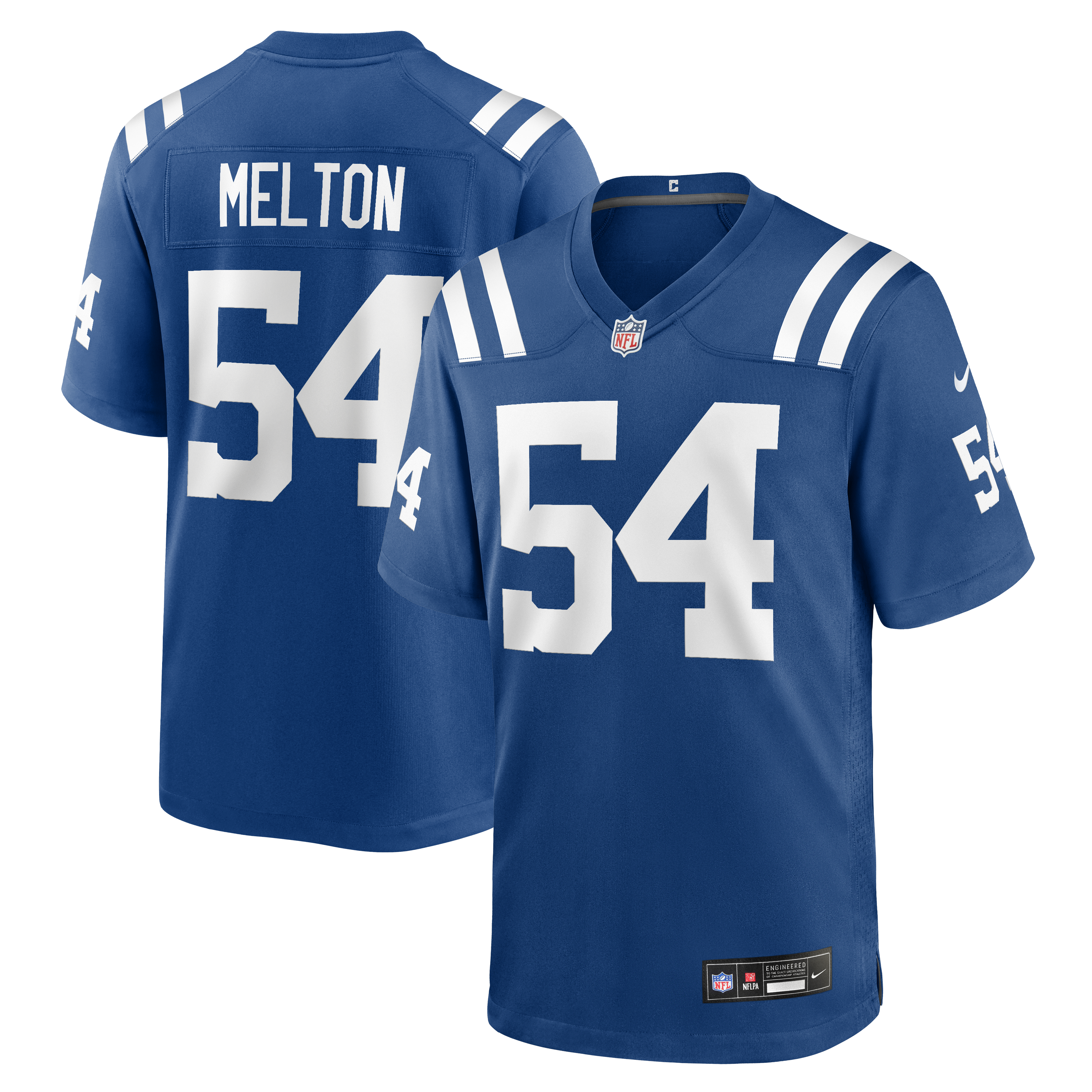 Men's Nike Mitchell Melton Royal Indianapolis Colts Team Game Jersey