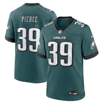 Men's Nike Dameon Pierce Midnight Green Philadelphia Eagles Team Game Jersey