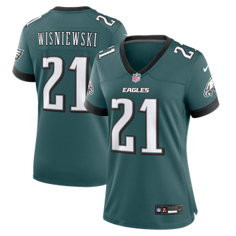 Women's Nike Cole Wisniewski Midnight Green Philadelphia Eagles Team Game Jersey
