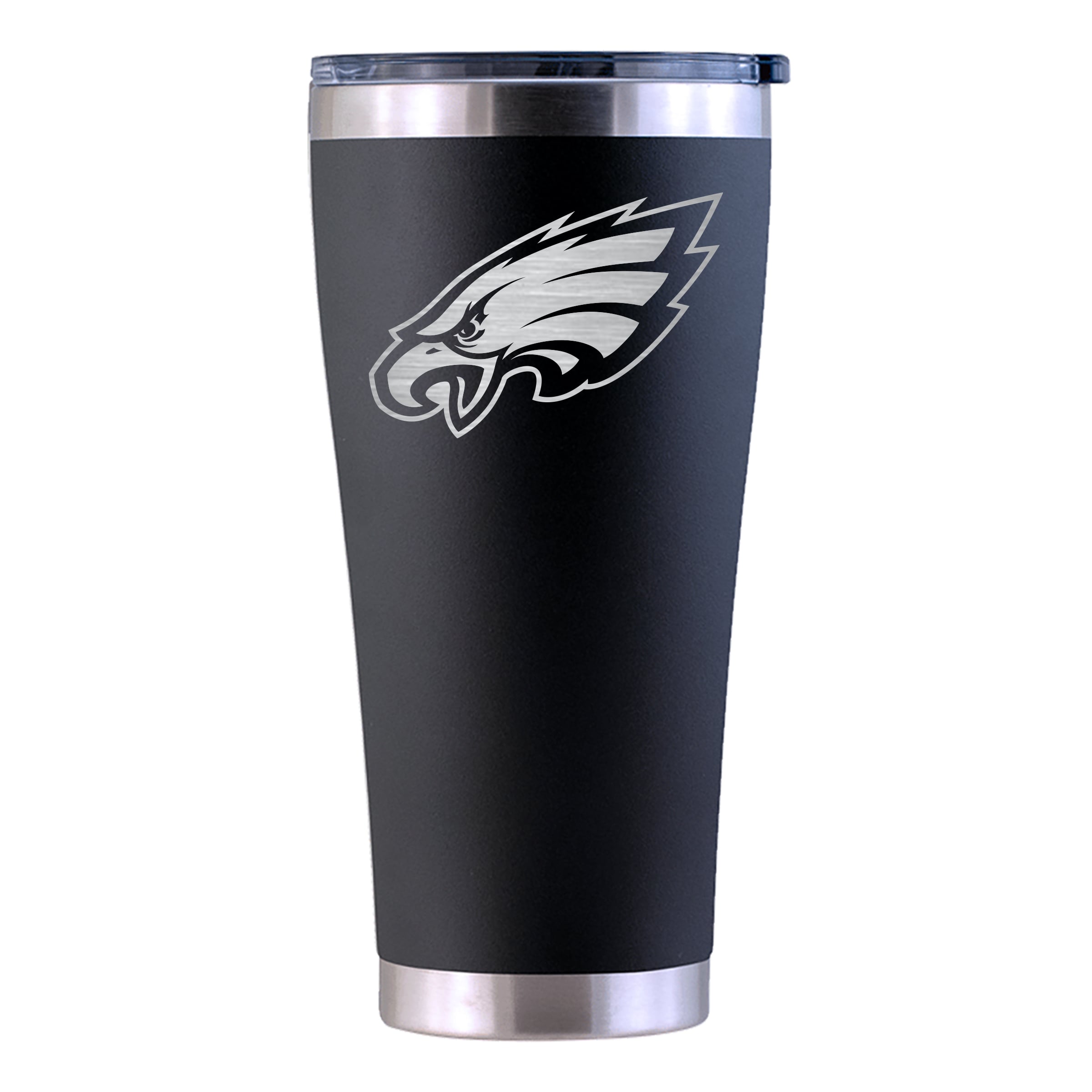 The Memory Company Philadelphia Eagles Black 30oz Etched Stainless Steel Tumbler