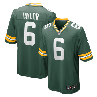 Men's Nike Tyrod Taylor Green Green Bay Packers Team Game Jersey