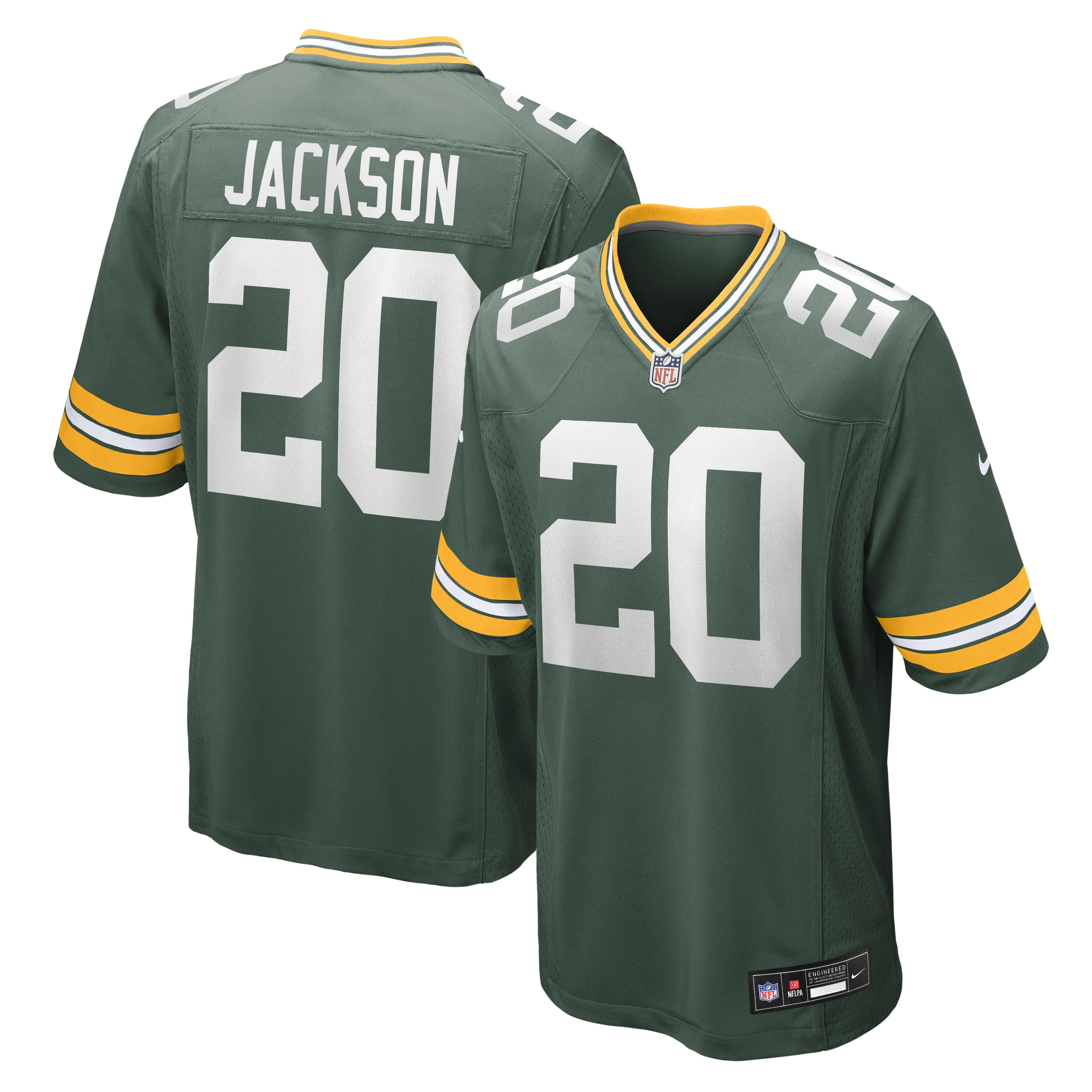 Men’s Nike Domani Jackson Green Green Bay Packers Team Game Jersey Men’s Nike Domani Jackson Green Green Bay Packers Team Game Jersey
