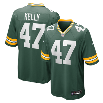 Men's Nike Nyjalik Kelly Green Green Bay Packers Team Game Jersey