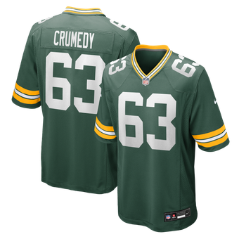 Men's Nike Jaden Crumedy Green Green Bay Packers Team Game Jersey