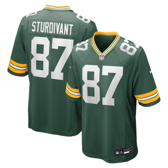Men's Nike J. Michael Sturdivant Green Green Bay Packers Team Game Jersey