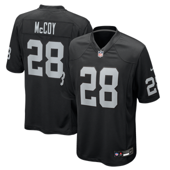 Men's Nike Jermod McCoy Black Las Vegas Raiders Team Game Jersey