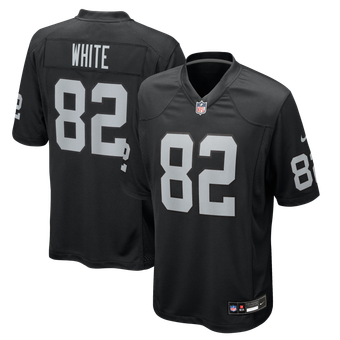 Men's Nike Cody White Black Las Vegas Raiders Team Game Jersey