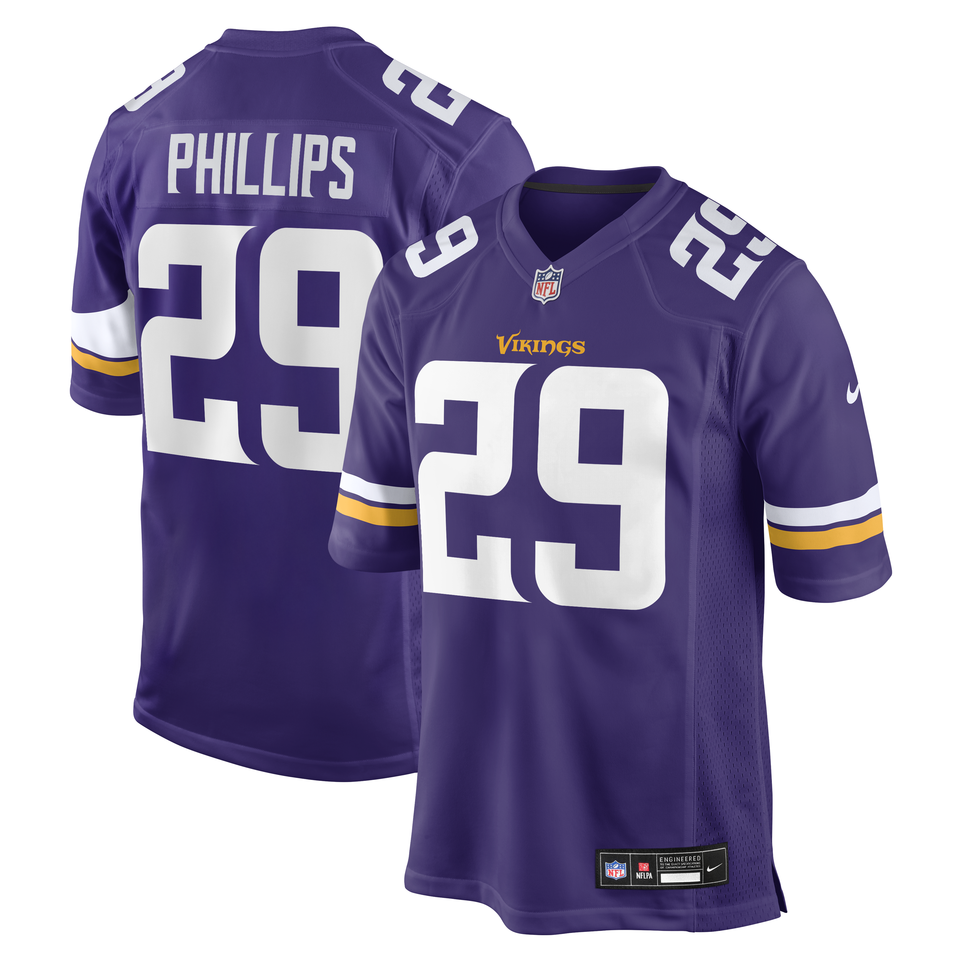 Men's Nike Jacob Thomas Purple Minnesota Vikings Team Game Jersey