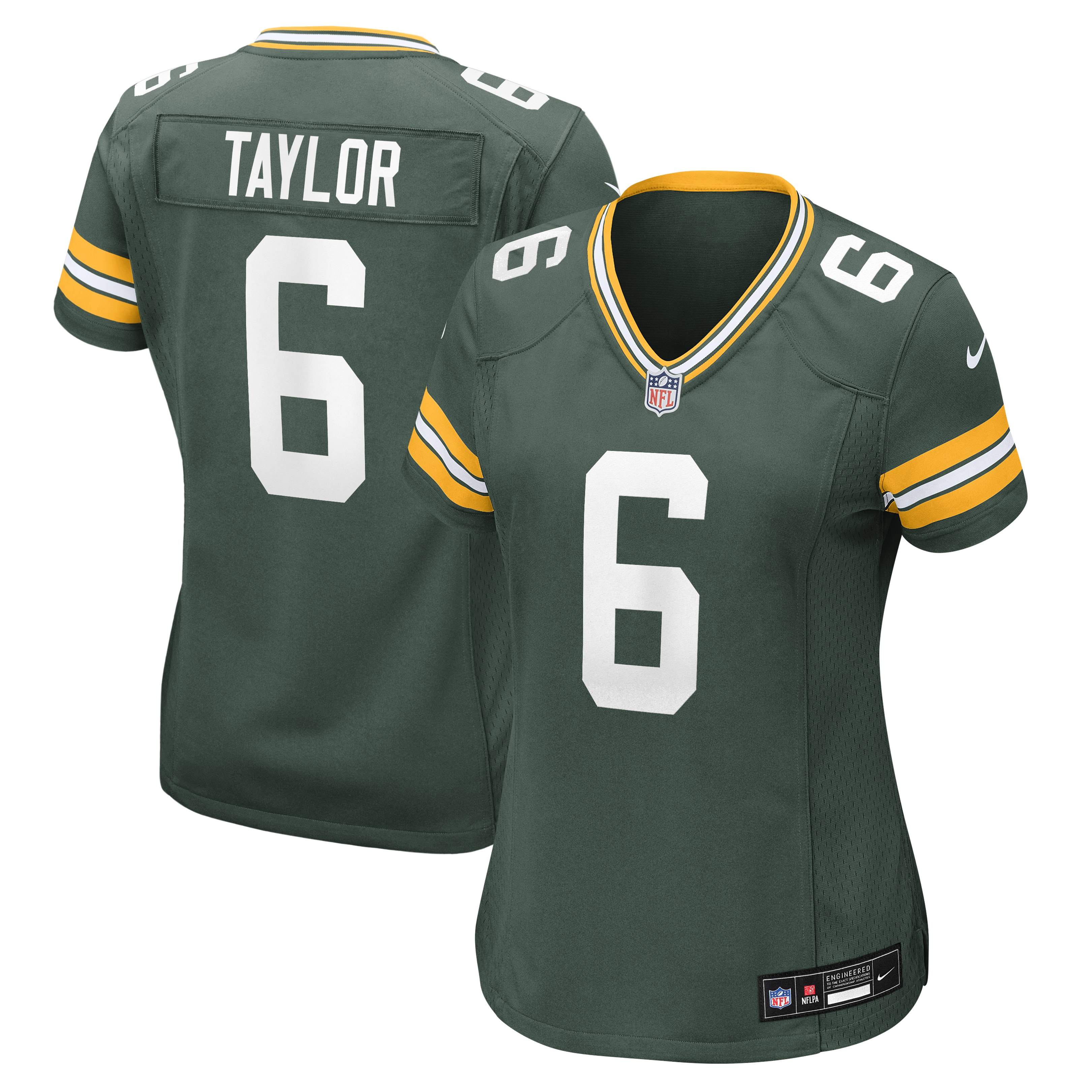 Women's Nike Tyrod Taylor Green Green Bay Packers Team Game Jersey