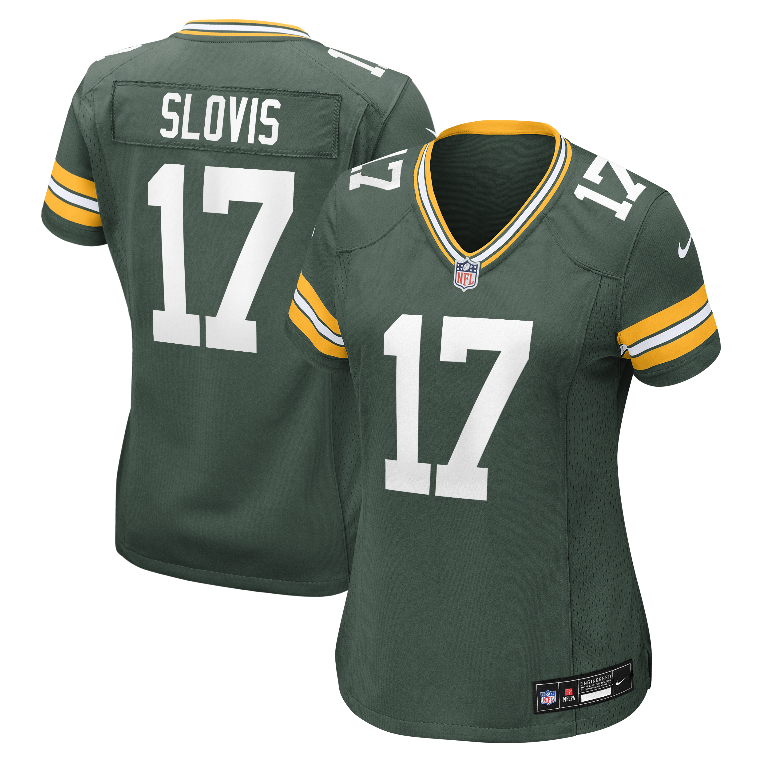 Women's Nike Kedon Slovis Green Green Bay Packers Team Game Jersey