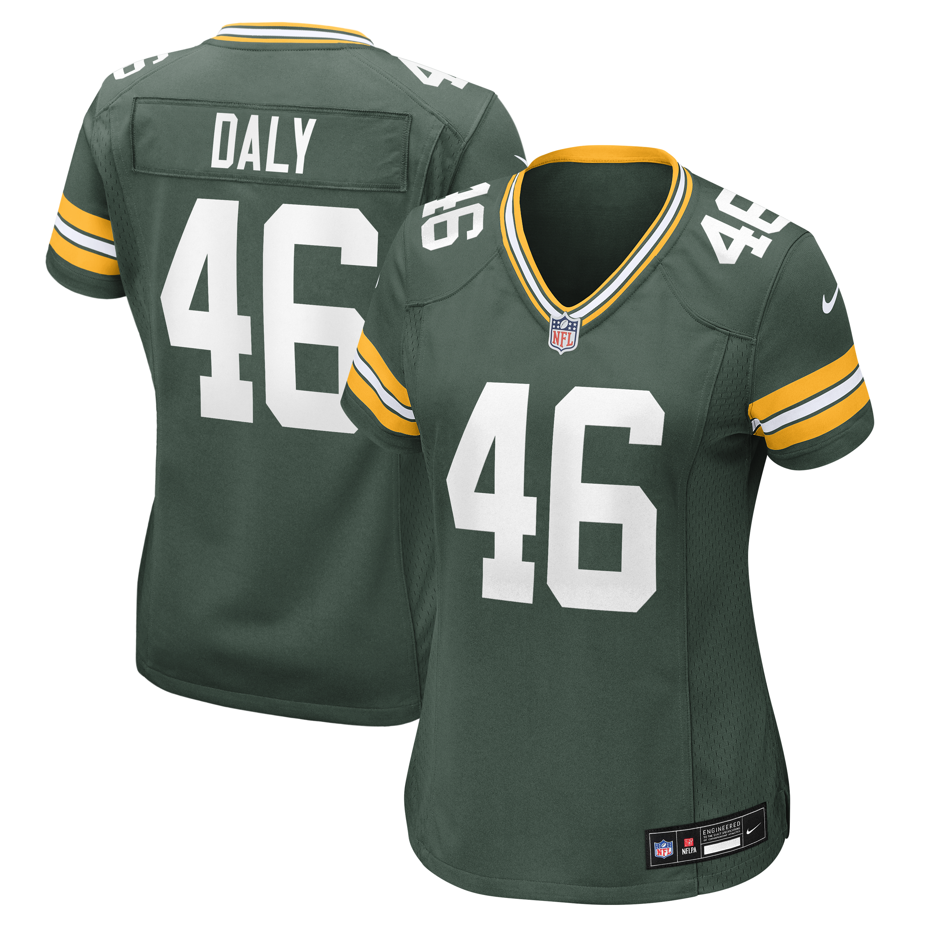 Women's Nike Scott Daly Green Green Bay Packers Team Game Jersey