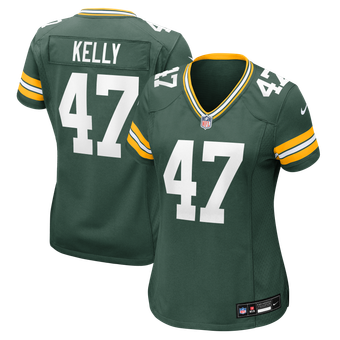 Women's Nike Nyjalik Kelly Green Green Bay Packers Team Game Jersey