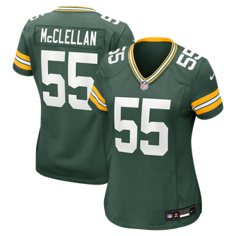 Women's Nike Chris McClellan Green Green Bay Packers Team Game Jersey