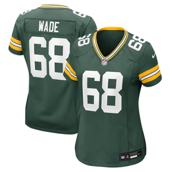 Women's Nike Dillon Wade Green Green Bay Packers Team Game Jersey