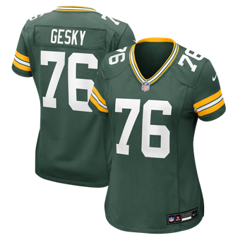 Women's Nike Josh Gesky Green Green Bay Packers Team Game Jersey