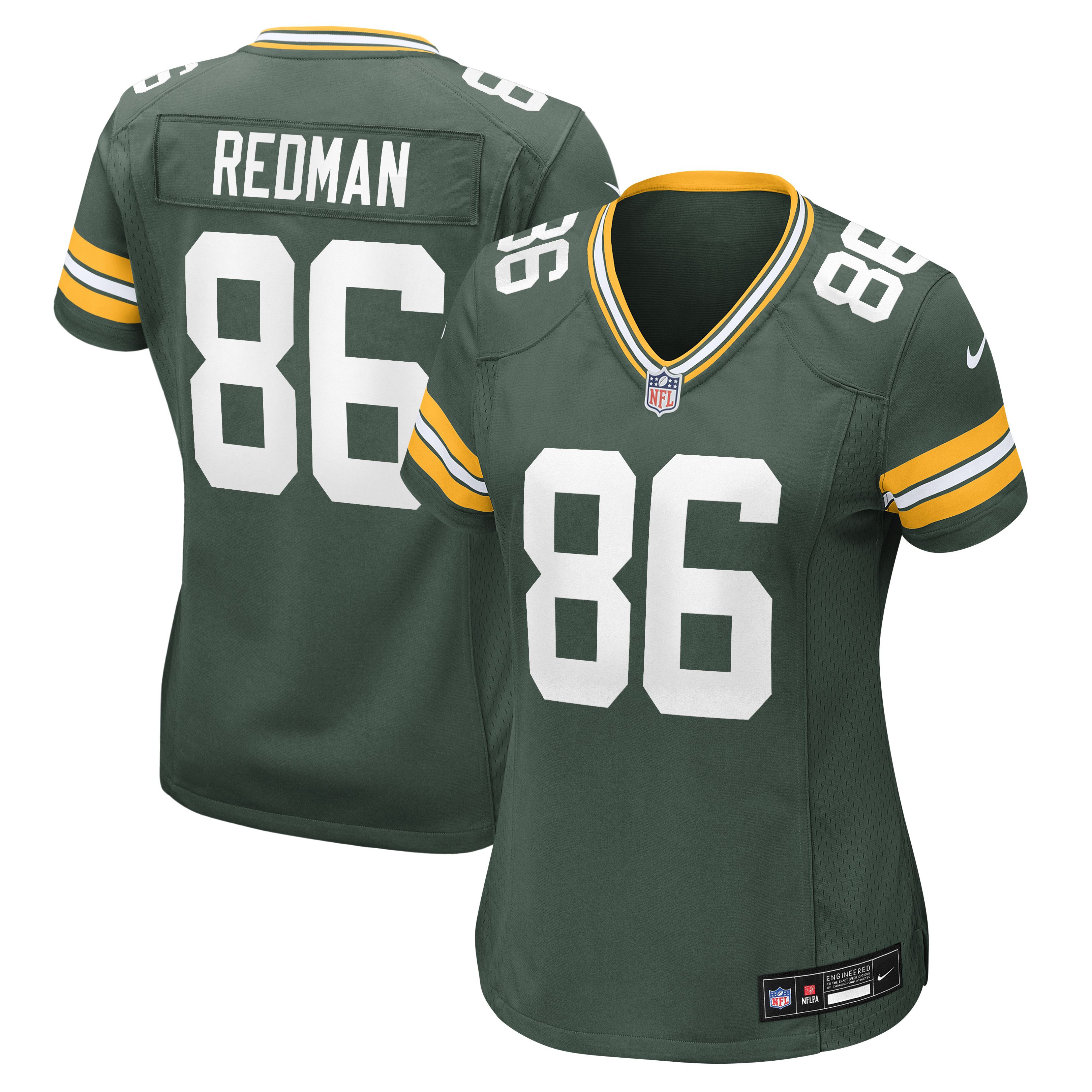 Women's Nike Mark Redman Green Green Bay Packers Team Game Jersey