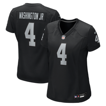 Women's Nike Mike Washington Jr. Black Las Vegas Raiders Team Game Jersey
