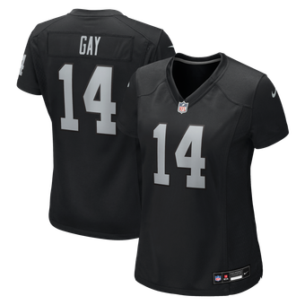 Women's Nike Matt Gay Black Las Vegas Raiders Team Game Jersey