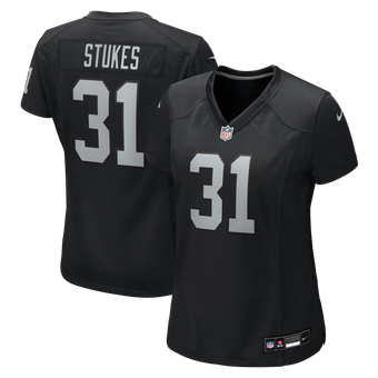 Women's Nike Treydan Stukes Black Las Vegas Raiders Team Game Jersey