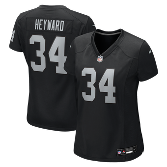 Women's Nike Connor Heyward Black Las Vegas Raiders Team Game Jersey