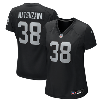 Women's Nike Kansei Matsuzawa Black Las Vegas Raiders Team Game Jersey