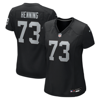 Women's Nike Niklas Henning Black Las Vegas Raiders Team Game Jersey