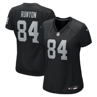 Women's Nike Carter Runyon Black Las Vegas Raiders Team Game Jersey