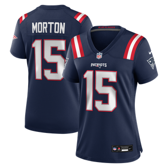 Women's Nike Behren Morton Navy New England Patriots Team Game Jersey