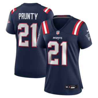 Women's Nike Karon Prunty Navy New England Patriots Team Game Jersey