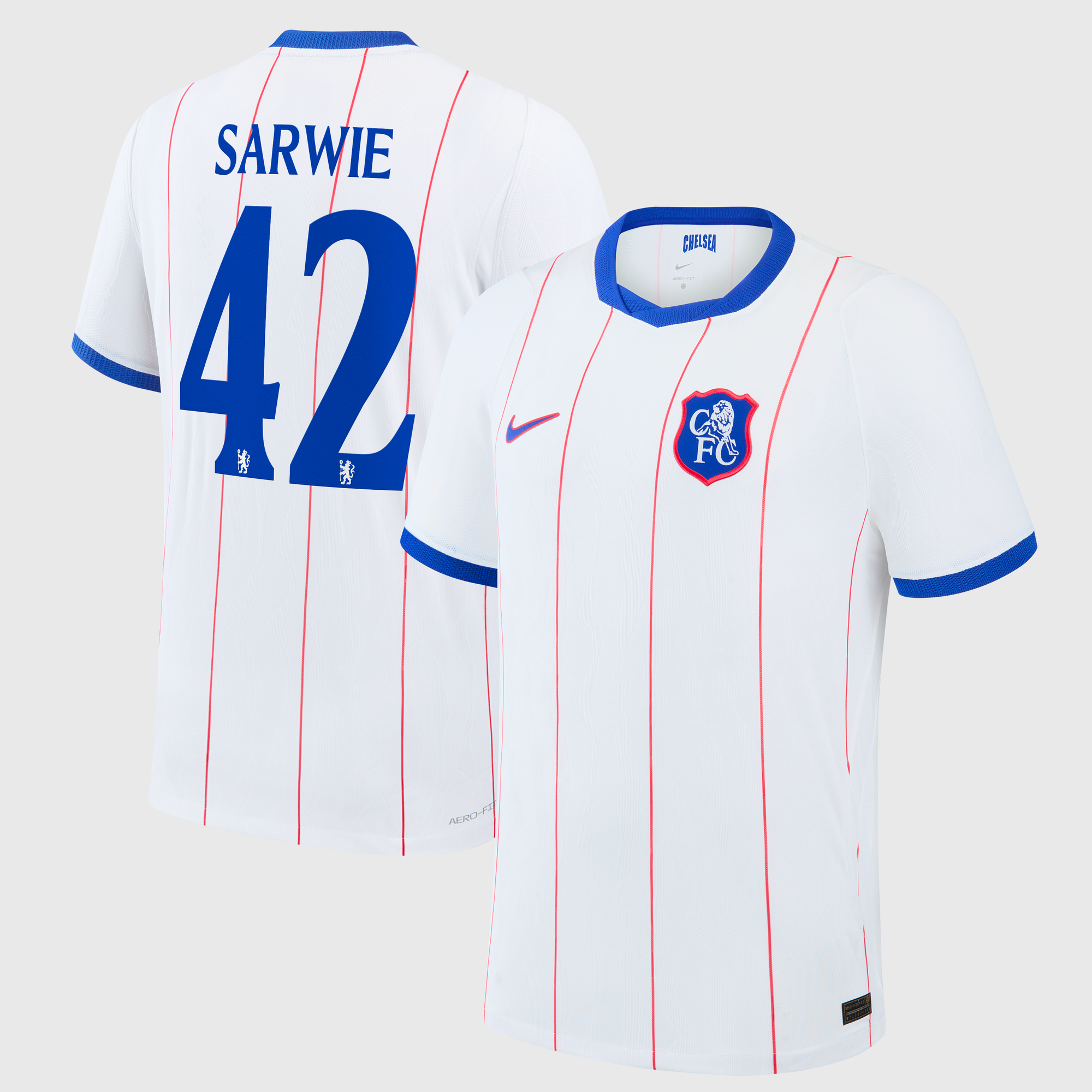 Chelsea Pokal Nike Aero-FIT Match Drittes Trikot 2026-27 mit Aufdruck Sarwie 42