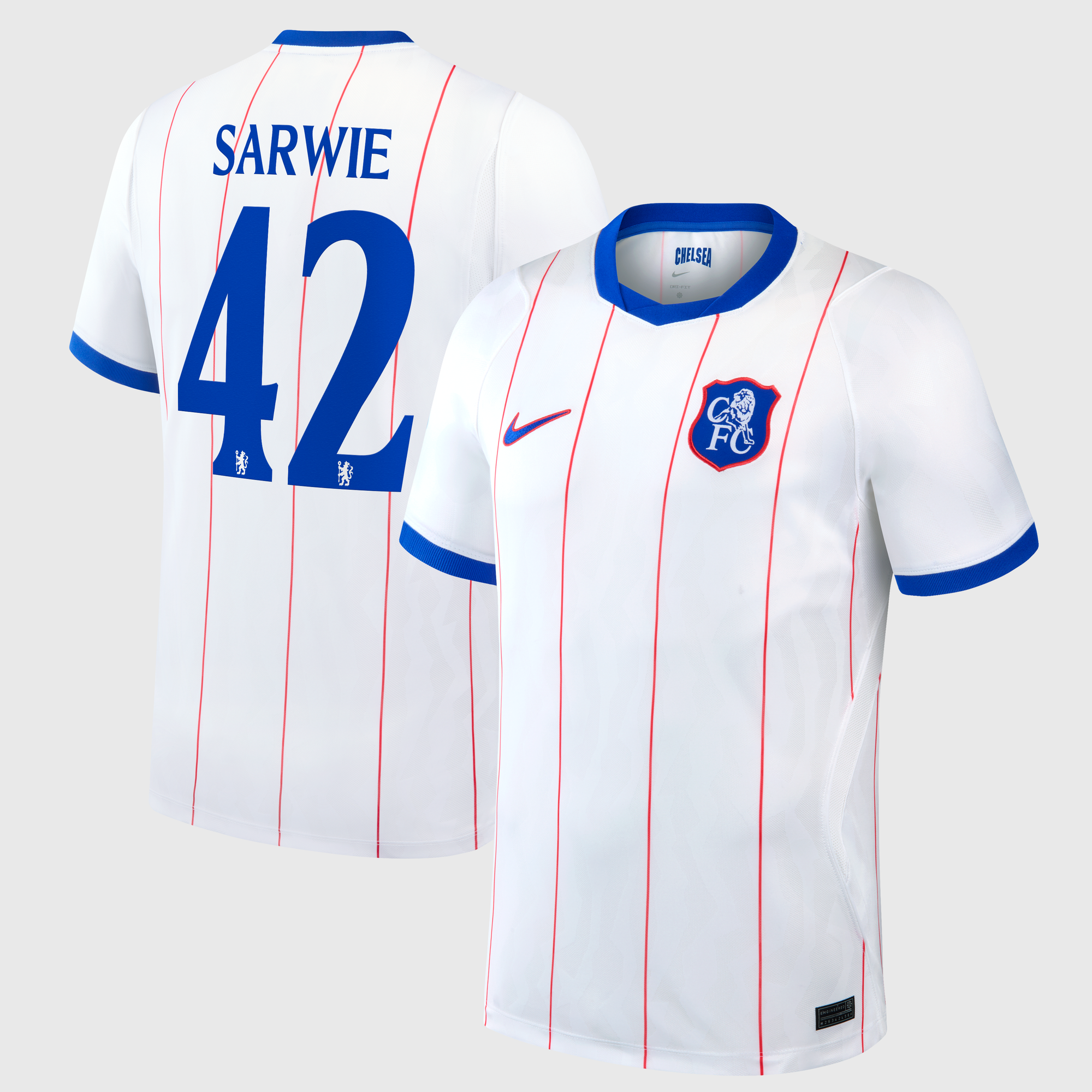 Chelsea Pokal Nike Stadion Drittes Trikot 2026-27 mit Aufdruck Sarwie 42