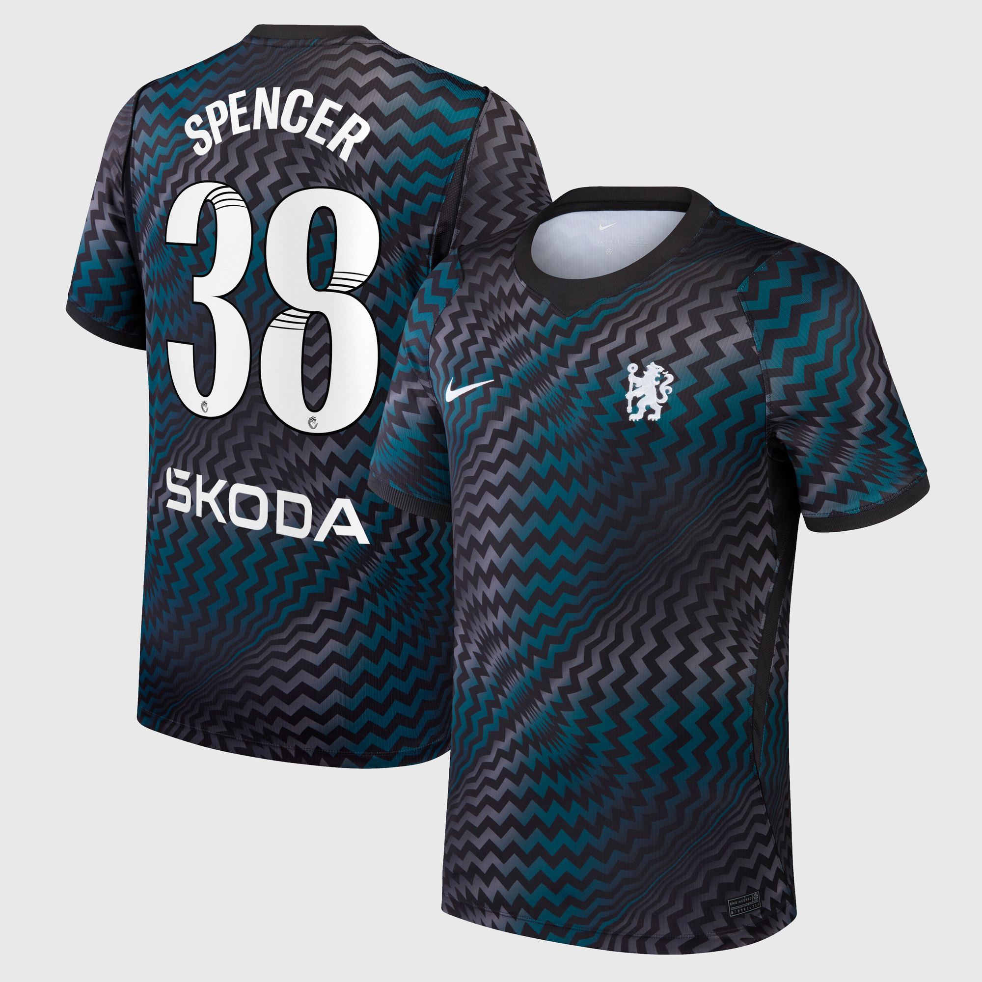 Maillot de gardien Chelsea WSL Nike Stadium 26/27 avec flocage Spencer 38