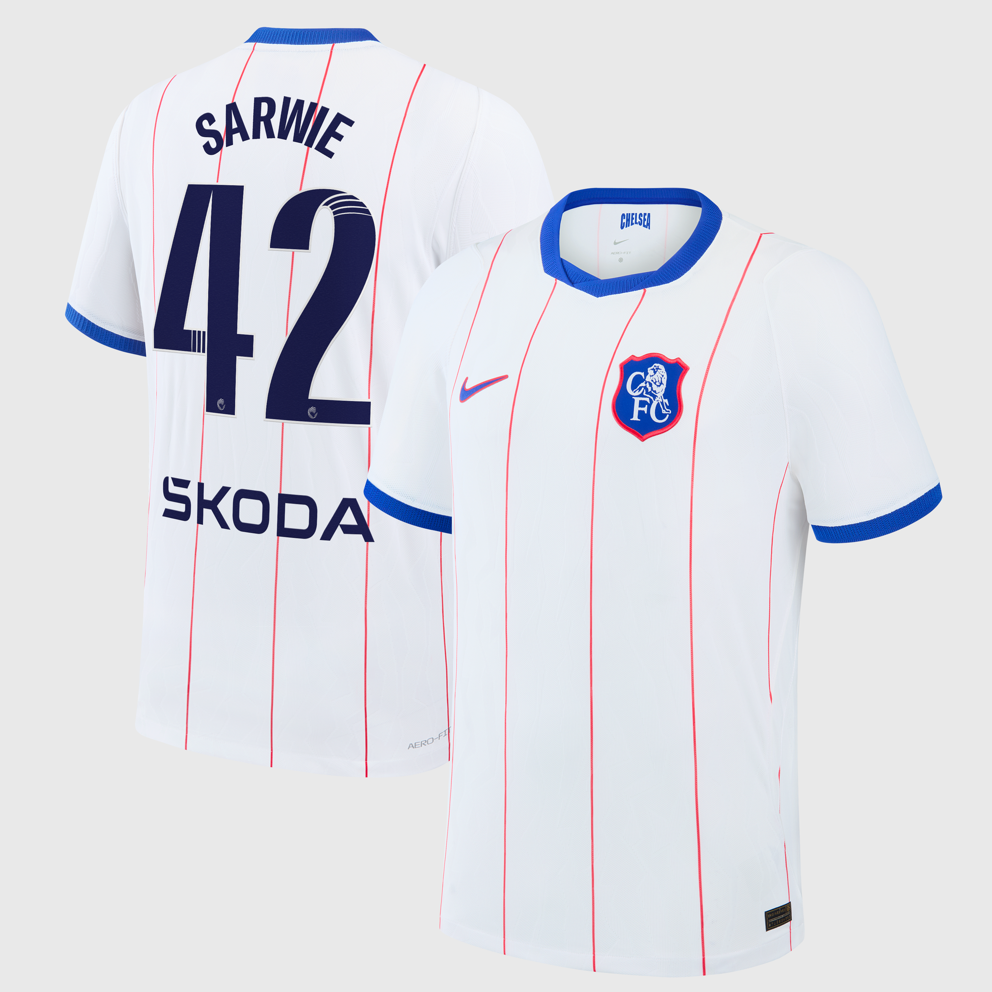 Chelsea WSL Nike Aero-FIT Match Drittes Trikot 2026-27 mit Aufdruck Sarwie 42