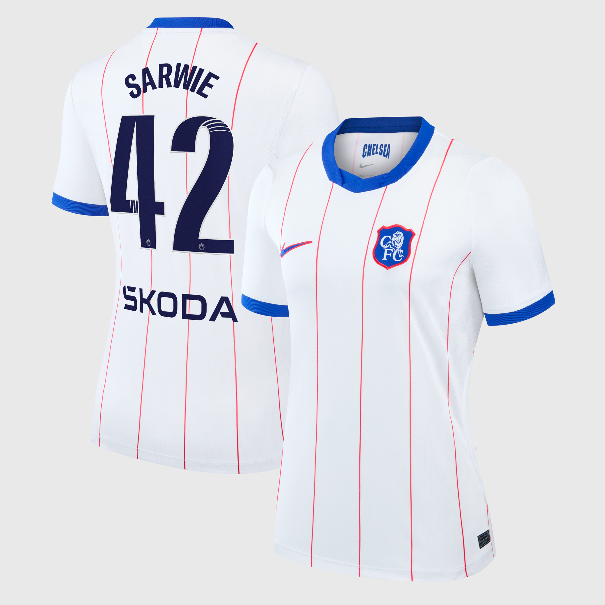 Chelsea WSL Nike Stadion Drittes Trikot 2026-27 - Damen mit Aufdruck Sarwie 42