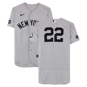 Ben Rice New York Yankees Game-Used #22 Gray Nike Jersey vs. Baltimore Orioles on August 19, 2026 - 2-5, HR, RBI, R