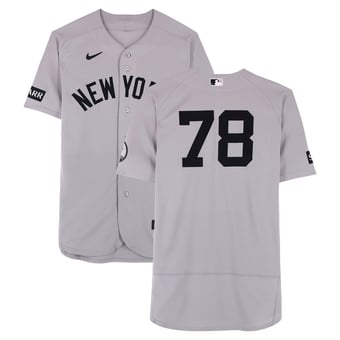 Spencer Jones New York Yankees Game-Used #78 Gray Jersey vs. Baltimore Orioles on August 20, 2026 - 3-4, HR, RBI, 2 R