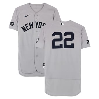Ben Rice New York Yankees Game-Used #22 Gray Nike Jersey vs. Toronto Blue Jays on August 16, 2026 - 1-5, HR, 2 RBI, R