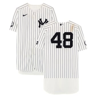 Paul Goldschmidt New York Yankees Game-Used #48 White Nike Pinstripe Jersey vs. Boston Red Sox on August 30, 2026 - 3-6, HR, 3 RBI, 2 R