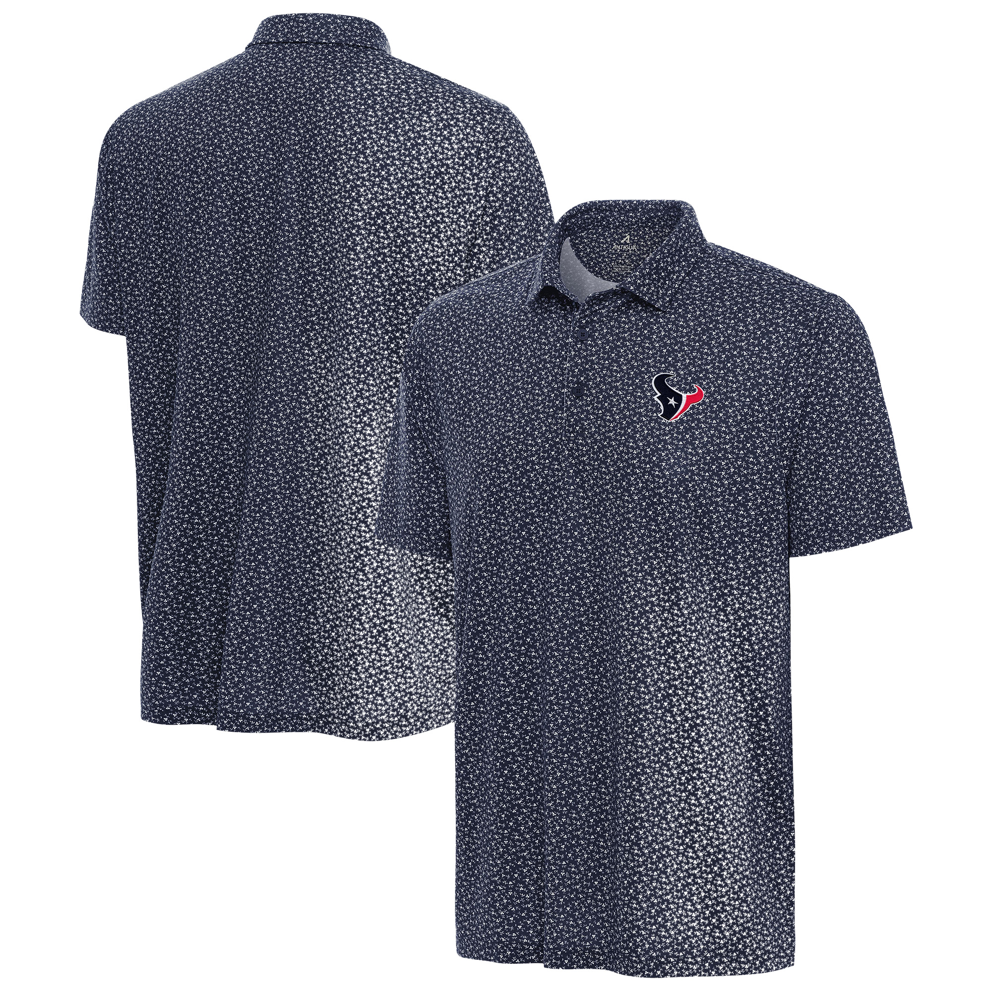 Men's Antigua Navy Houston Texans Vigorous Polo