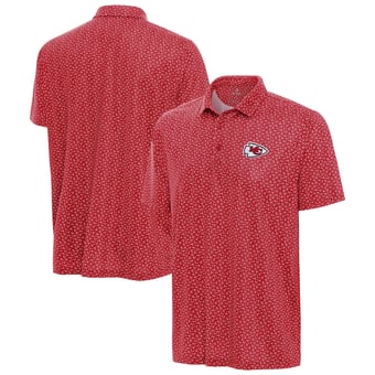 Men's Antigua Red Kansas City Chiefs Vigorous Polo