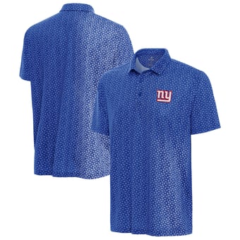 Men's Antigua Royal New York Giants Vigorous Polo