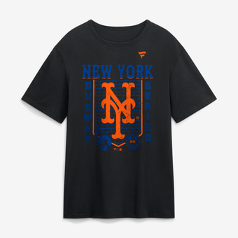 Men's Black New York Mets Subway Series T-Shirt