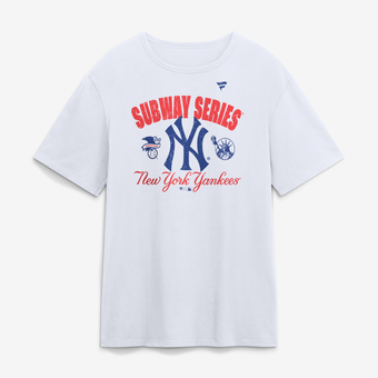 Men's White New York Yankees Subway Series T-Shirt
