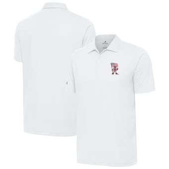Men's Antigua White Texas A&M Aggies Ol' Sarge Tribute Polo