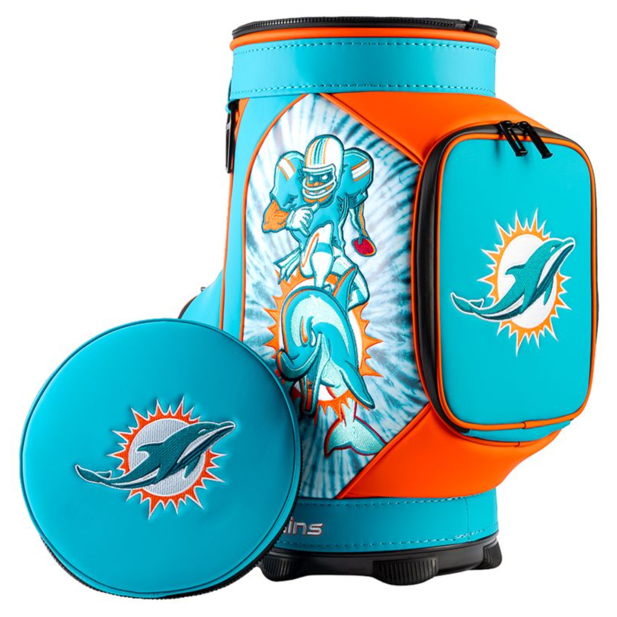 SWAG Golf Miami Dolphins Den Caddy Cooler